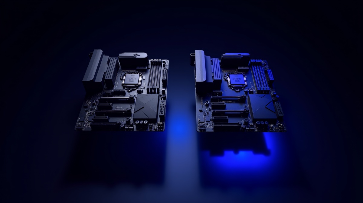 Comparaison carte mère AM5 budget vs haut de gamme - B650 contre X870E
