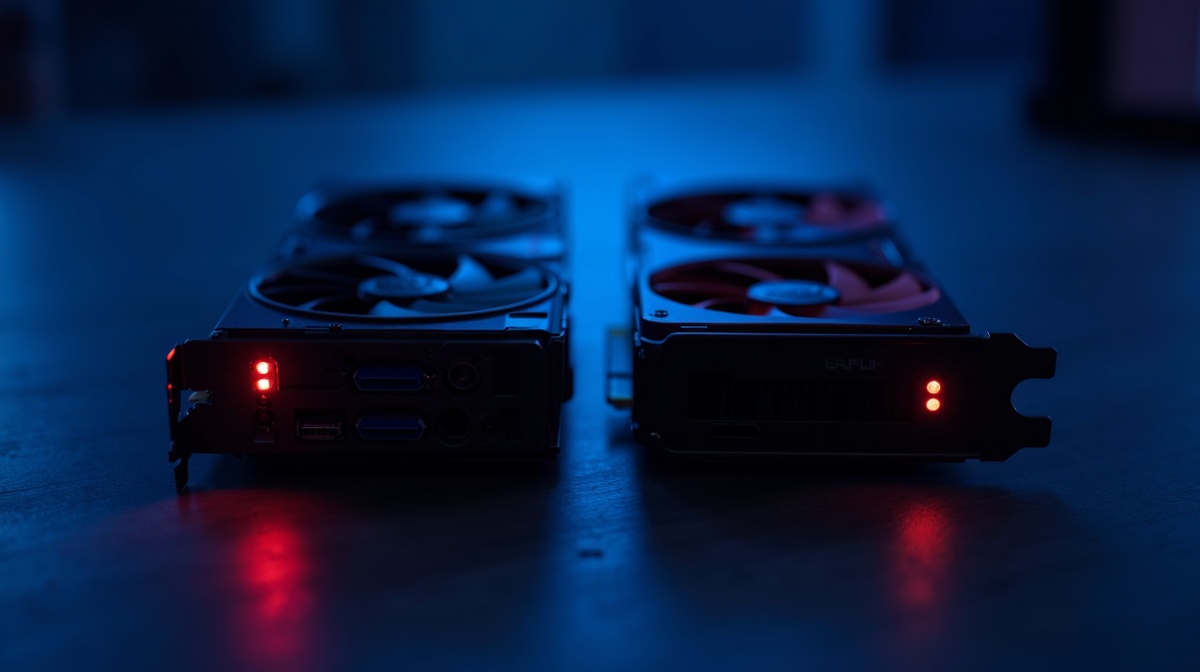 Comparaison NVIDIA RTX 5060 contre AMD RX 7600 - duel GPU gaming sous 300 euros