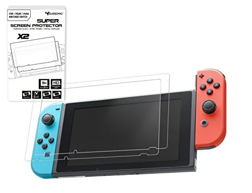Subsonic 2 Protections Verre Trempé 9H pour Nintendo Switch