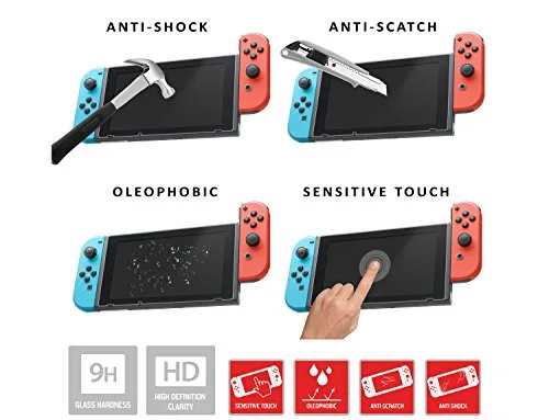 2 Protections en verre trempé pour écran SWITCH - SUBSONIC - vue 3