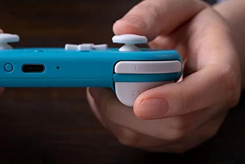 8BitDo Lite 2 Turquoise Manette Bluetooth pour Switch Android Raspberry Pi - vue 4