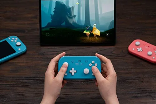 8BitDo Lite 2 Turquoise Manette Bluetooth pour Switch Android Raspberry Pi - vue 7