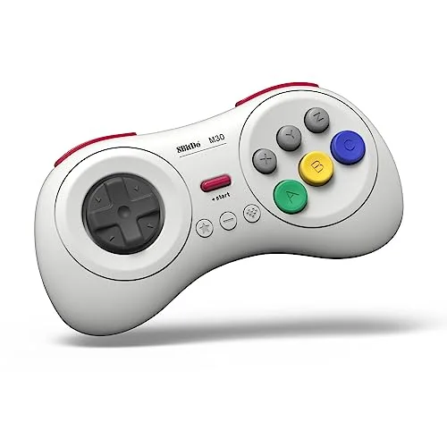 8BitDo M30 Bluetooth Manette sans fil 8 boutons Blanche