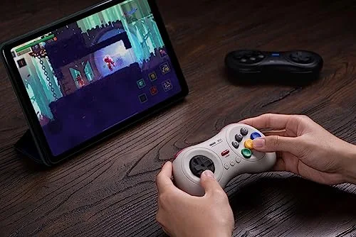 8bitdo Manette Bluetooth 8 boutons M30 Blanche compatible sur Switch Android & PC - vue 8