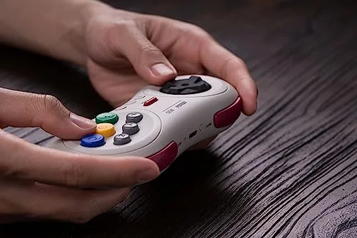 8bitdo Manette Bluetooth 8 boutons M30 Blanche compatible sur Switch Android & PC - vue 9