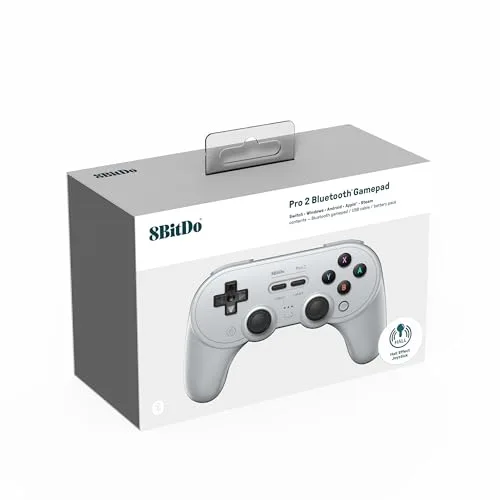 8BitDo PRO 2 Gamepad Hall Effect - Gray New Edition - vue 6