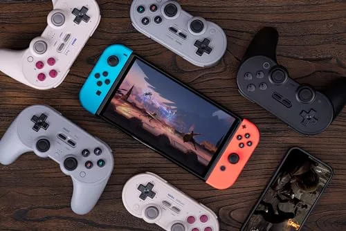 8BitDo PRO 2 Gamepad Hall Effect - Gray New Edition - vue 8