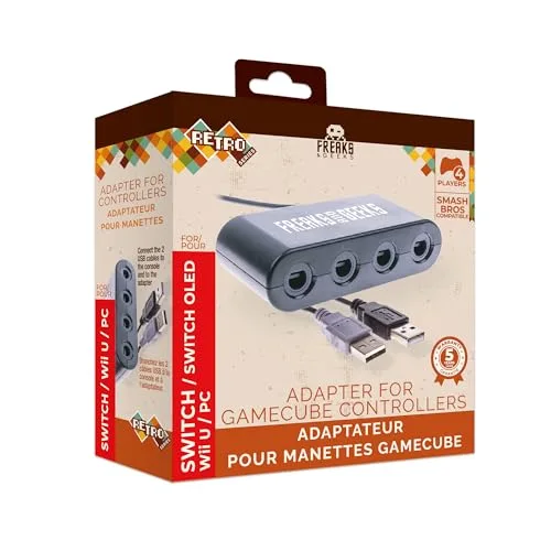 Adaptateur 4 Manettes Game Cube sur SWITCH et Wii U - vue 2