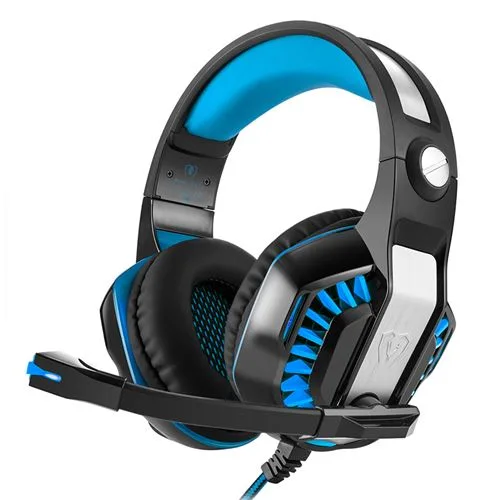 Beexcellent GM-2 Casque Gaming PS4 Xbox Noir Bleu