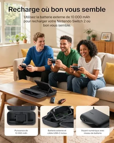 Belkin Charging Case Switch 2 Noir - vue 3