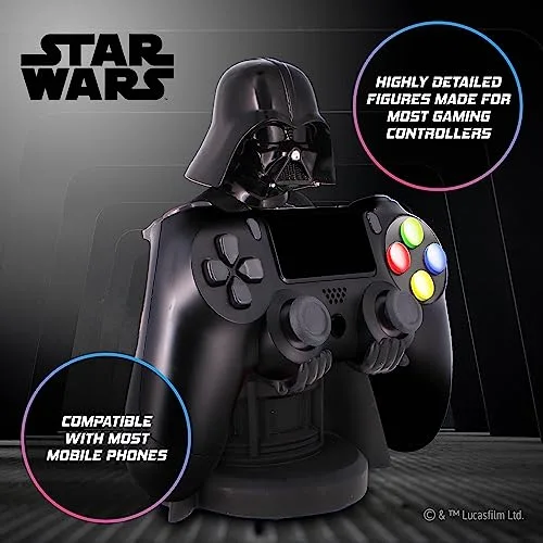 Câble Guy Dark Vador Support Charge PS4 Xbox Switch - vue 4