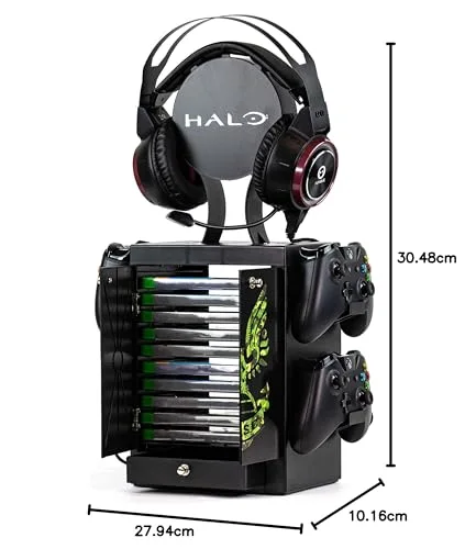 Casier tout-en-un - HALO - Multicolore - Pour jeux vidéo - Casque - Manettes - vue 8