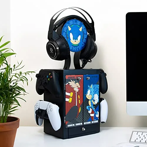 Casier tout-en-un SONIC - Pour jeux vidéo + casques + manettes et câbles - vue 2