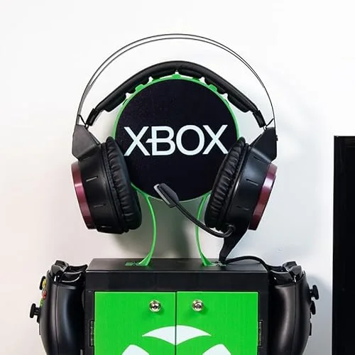 Casier tout-en-un XBOX OFFICIAL - Pour jeux vidéo + casques + manettes et câbles - vue 7