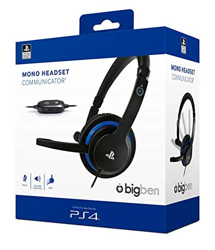 Casque Communicateur - Big Ben - PS4 - Filaire - Mono - Sur-oreille - vue 7