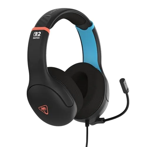 Casque de gaming filaire - TURTLE BEACH® - Airlite™ Fit - Nintendo Switch™ 2 - Charcoal Black - vue 7