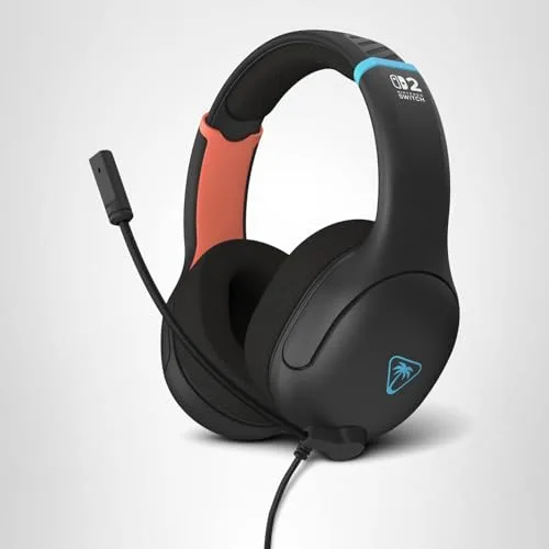 Casque de gaming filaire - TURTLE BEACH® - Airlite™ Fit - Nintendo Switch™ 2 - Charcoal Black - vue 8