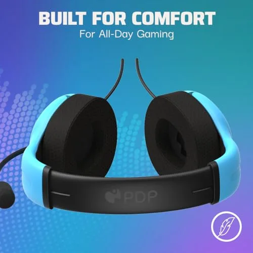 Casque Filaire - Airlite - Neptune Blue - Compatible PS4/PS5 - Microphone Boom - Arceau Circum-aural - vue 3