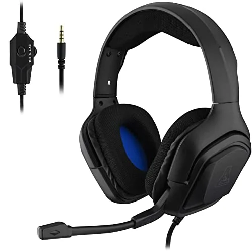 Casque Gamer Filaire - The G-Lab - KORP COBALT - Microphone - PC/PS4/Xbox One - Noir - vue 2