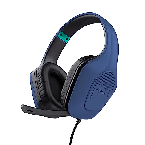 Trust GXT 415 Zirox Casque gaming léger 50mm Jack 3.5mm