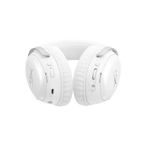 Casque Gamer Sans Fil HyperX Cloud III S Wireless blanc pour PC Mac PS5 mobiles Switch avec adaptateur USB-C vers USB-A - vue 8