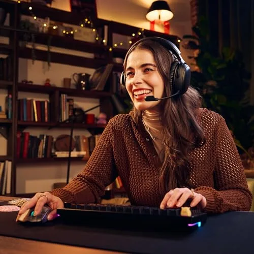Casque Gamer Sans Fil HyperX Cloud III S Wireless noir pour PC Mac PS5 Mobile Switch.avec adaptateur USB-C vers USB-A - vue 6