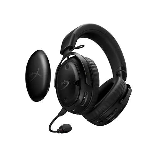 Casque Gamer Sans Fil HyperX Cloud III S Wireless noir pour PC Mac PS5 Mobile Switch.avec adaptateur USB-C vers USB-A - vue 7
