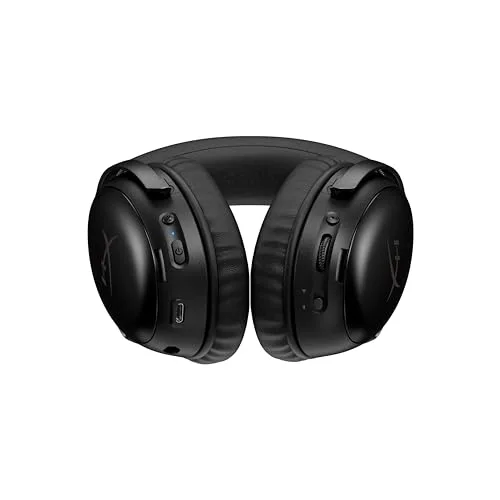 Casque Gamer Sans Fil HyperX Cloud III S Wireless noir pour PC Mac PS5 Mobile Switch.avec adaptateur USB-C vers USB-A - vue 9
