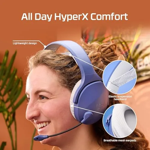 Casque Gamer Sans Fil HyperX Cloud Jet noir pour PC Mac PS5 PS4 mobiles avec câble de chargement USB - vue 6