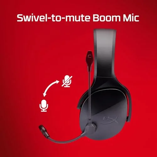 Casque Gamer Sans Fil HyperX Cloud Jet noir pour PC Mac PS5 PS4 mobiles avec câble de chargement USB - vue 7