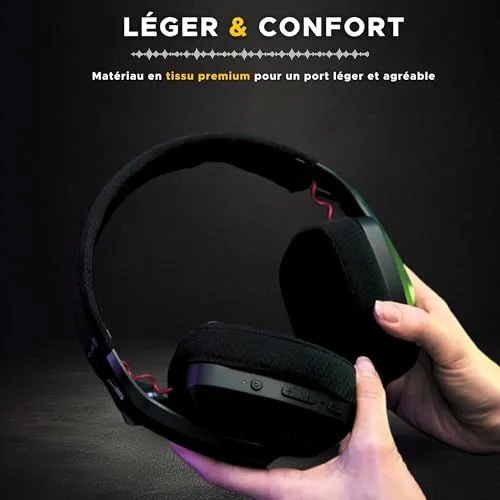 Casque Gamer sans fil - The G-Lab - KORP PLATIINIUM - Microphone - PC/PS4 / Xbox One - Noir - vue 5