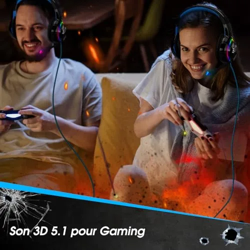 Casque Gaming August EPG100 - vue 5