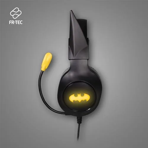 Casque Gaming - Batman - Dark Knight - Oreilles Détachables - Compatible PS5 PS4 Xbox - Micro Flexible - vue 2