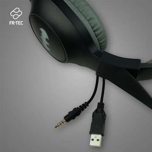 Casque Gaming - Batman - Dark Knight - Oreilles Détachables - Compatible PS5 PS4 Xbox - Micro Flexible - vue 5