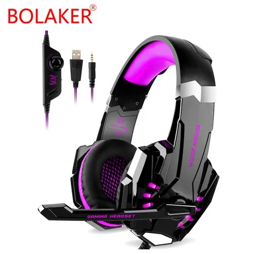 Casque Gaming BOLAKER G9000 Violet