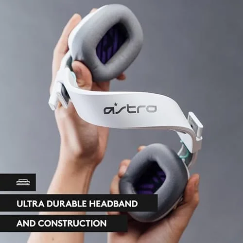 Casque Gaming Filaire ASTRO A10 2e génération avec micro compatible PlayStation PC Blanc - vue 5