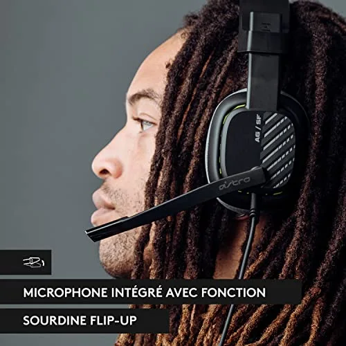 Casque Gaming Filaire ASTRO A10 2e génération avec micro pour PlayStation et PC - Noir - vue 3
