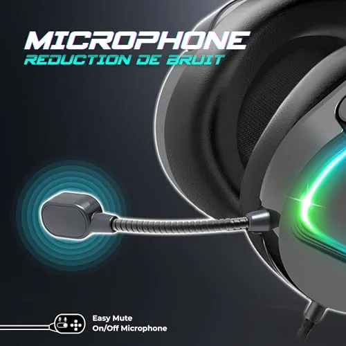 Casque gaming filaire Spirit Of Gamer Pro H6 Noir - vue 5