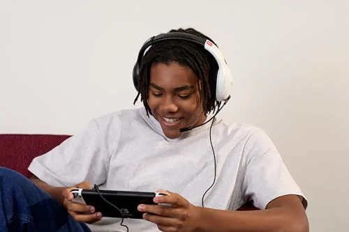 Casque Gaming filaire - TURTLE BEACH - Nintendo Switch - Airlite Fit - Noir et Blanc - vue 9