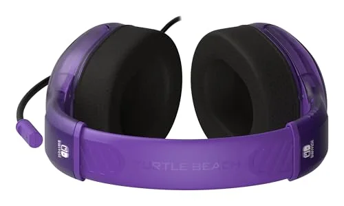 Casque Gaming filaire - TURTLE BEACH - Nintendo Switch - Airlite Fit - Violet Fantôme - vue 4