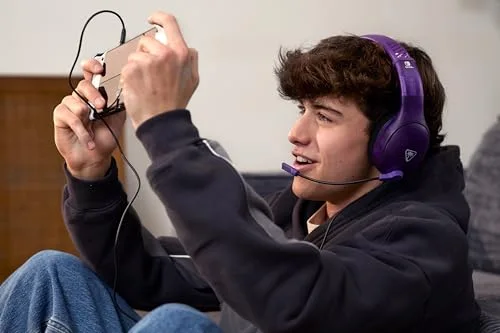 Casque Gaming filaire - TURTLE BEACH - Nintendo Switch - Airlite Fit - Violet Fantôme - vue 9