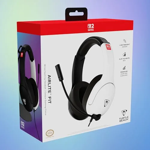 Casque gaming filaire - TURTLE BEACH - TBS-8003-05 - Airlite Fit - Sous licence officielle Nintendo pour Switch™ 2 - vue 7