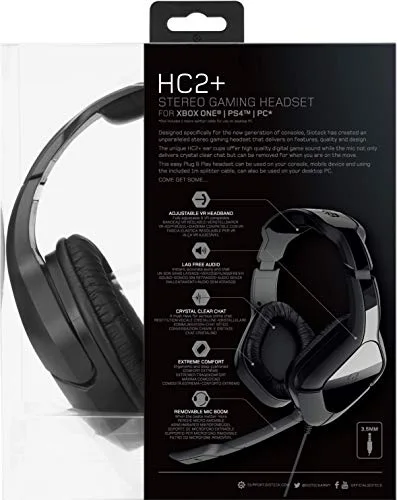 Casque Gaming - Gioteck - HC2+ - Filaire - Stéréo - Compatible PS4/Xbox/PC/Switch - vue 2