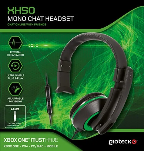 JUST FOR GAMES XH50 Casque gaming mono vert
