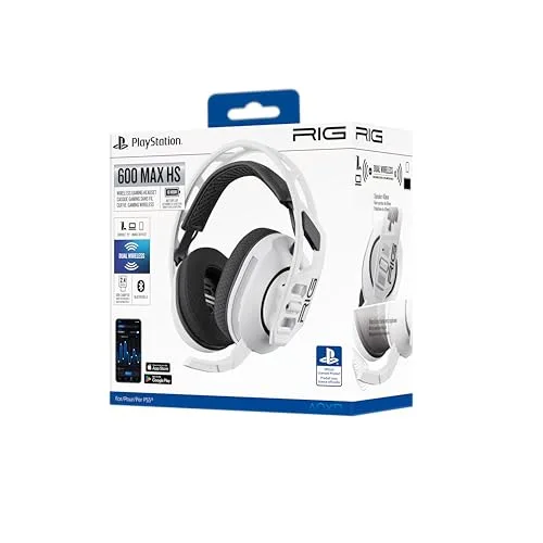 Nacon RIG 600 MAX HS Blanc RF & Bluetooth 5.3 PS5
