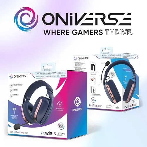 Casque gaming - ONIVERSE - Polaris - Sans fil 33h - Surround 7.1 - Compatible PS5/PS4/Switch/PC/Mobile - vue 6