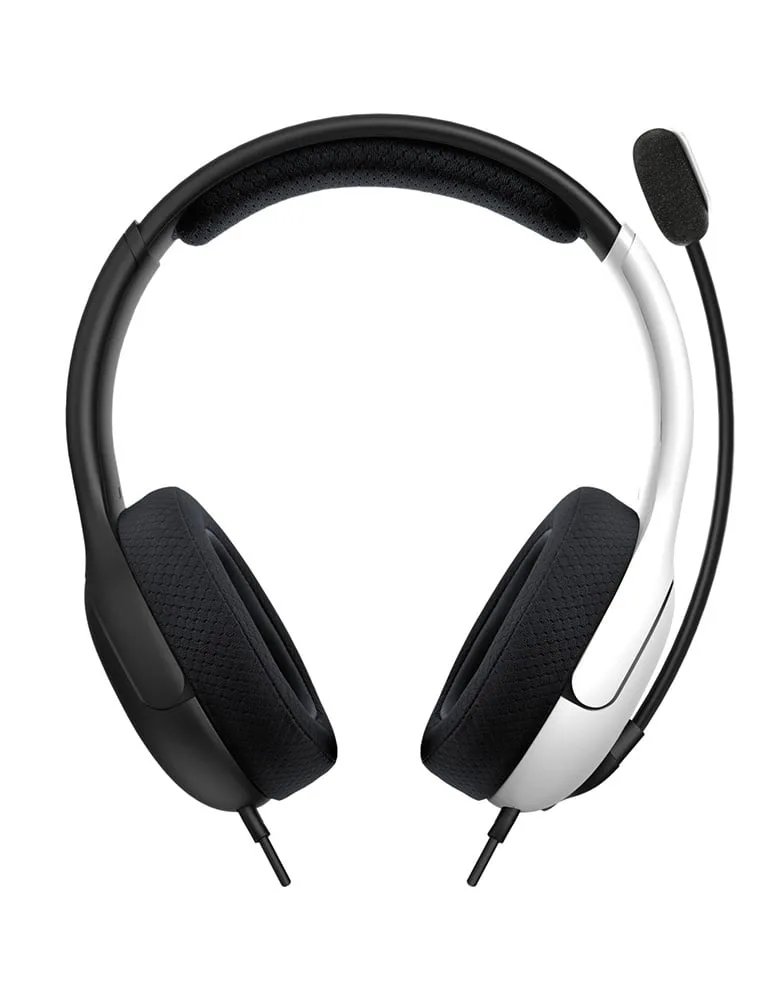 PDP LVL40 Casque gaming filaire Noir et Blanc pour Nintendo Switch