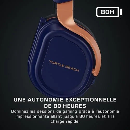 Casque gaming sans fil - Turtle Beach Stealth™ 700X (Gen3) - Cobalt - Xbox PS5 PS4 PC mobile 60mm Bluetooth 80h - vue 5