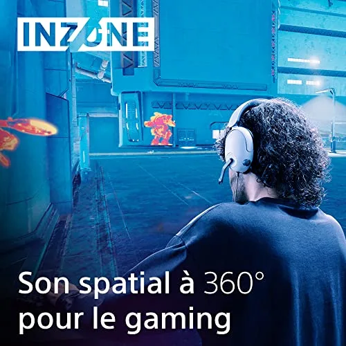 Casque Gaming Sony INZONE H3 7.1 PC/PS5 Blanc - vue 4
