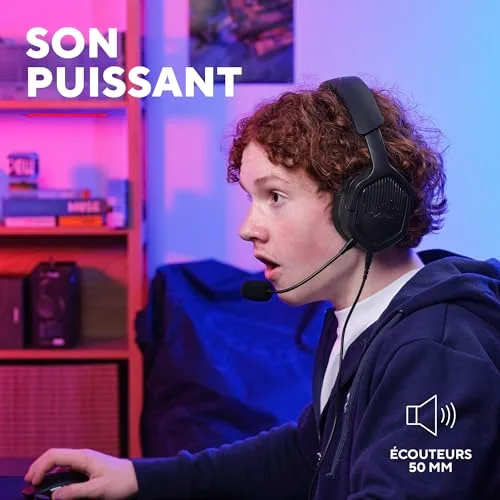 Casque Gaming - Trust Gaming - GXT 1492 Ravox - Jack 35 mm - PS5 PS4 Switch PC Xbox Mobile - Microphone Amovible - vue 3